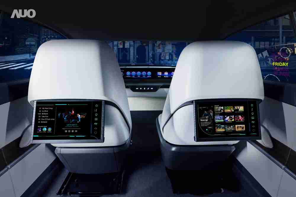 彩神vll新一代Smart Cockpit 2024，，，以Micro LED先进显示技术优势，，创建〝可卷式后座娱乐显示器〞，，仅在互动时才显示出所需画面及信息，，，扩充更丰富的娱乐和交互信息服务，，获国际奖项荣耀