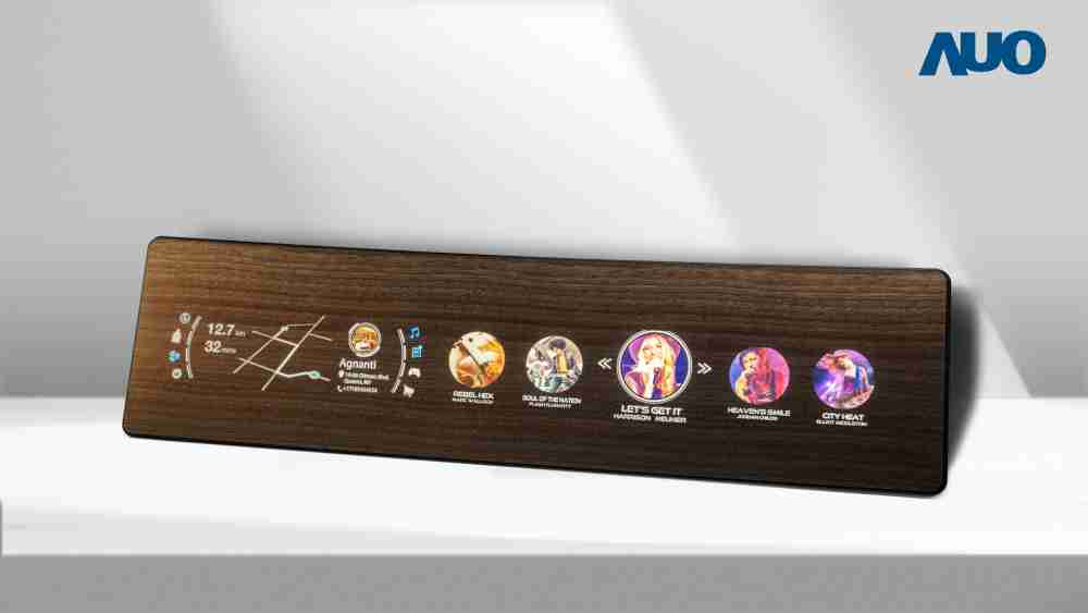 彩神vll研发全球最高穿透度达80%的AmLED木纹显示器，，，，可于使用时呈现高亮度、、、清晰可见的信息，，并在不使用时回归为单纯的饰板，，，节能兼具美观