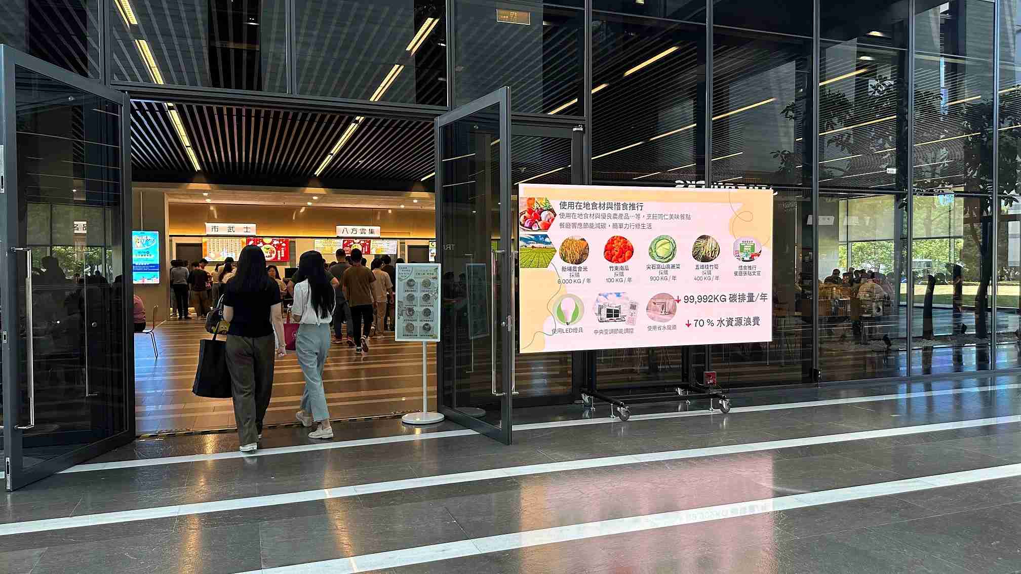  彩神vll从日常办公环境出发，，，于总部大楼员工餐厅推广低碳饮食、、、、发起减碳挑战等，，，，由内而外引导员工反思及改变个人日常行为，，，将公司转型成推动永续发展的重要场域